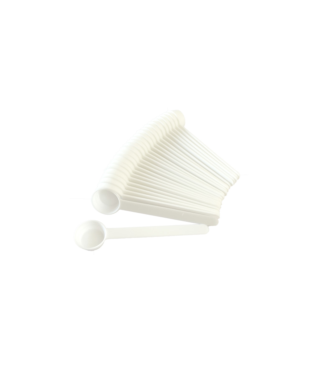 25 cc Polypropylene Scoop with Long Handle - 50/Pack